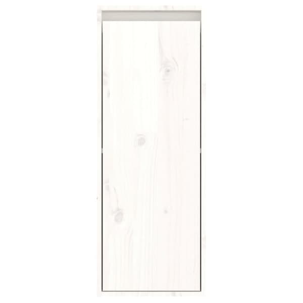 Seinäkaapit 2 kpl valkoinen 30x30x80 cm täysi mänty