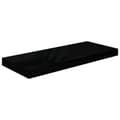 Pikkukuva 4 / 8: Kelluvat seinähyllyt 4 kpl korkeak. musta 60x23,5x3,8 cm MDF