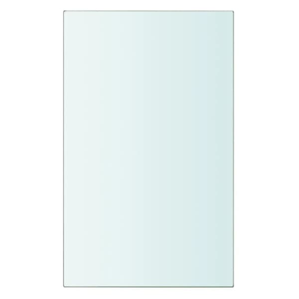 hylder 2 stk. glaspanel 20 x 12 cm klar