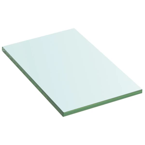 hylder 2 stk. glaspanel 20 x 12 cm klar
