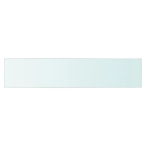 hylder 2 stk. glaspanel 70 x 15 cm klar