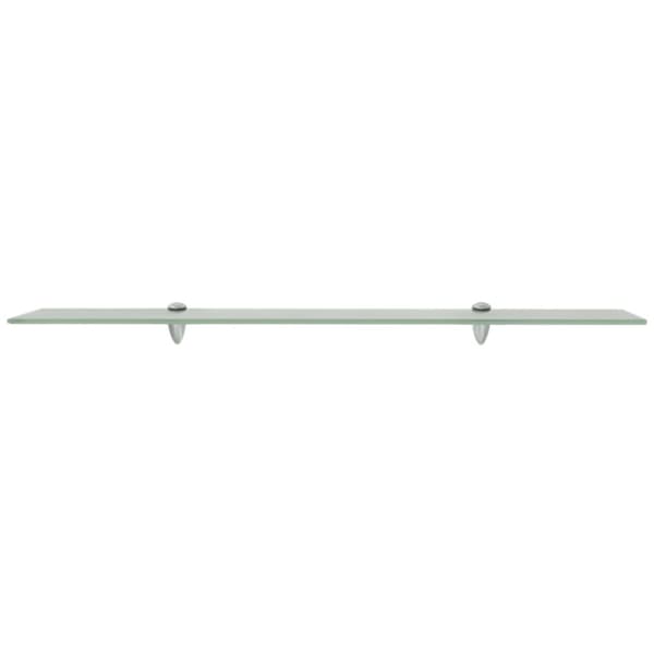Svävande hyllor 2 st glas 90x20 cm 8 mm