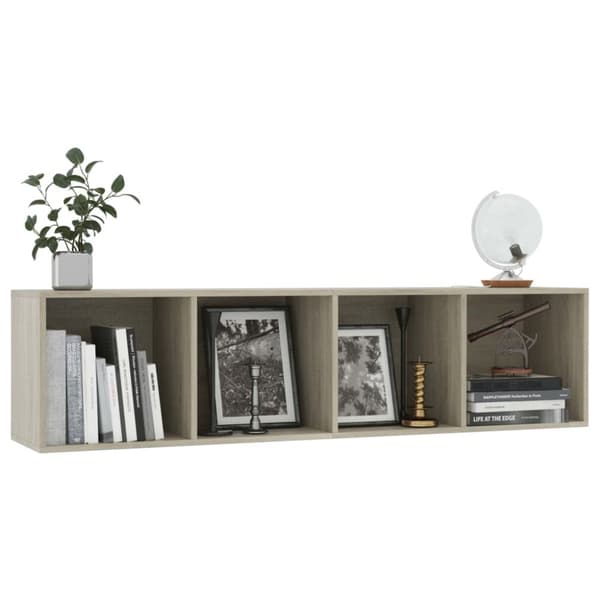 bogskab/tv-skab 143 x 30 x 36 cm sonoma-eg