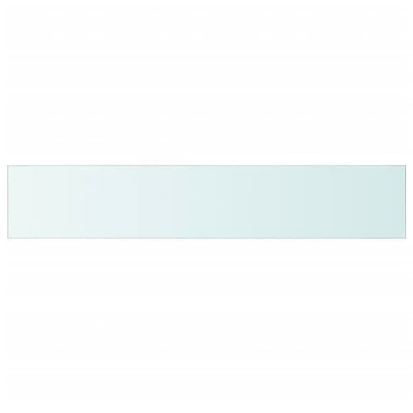 hylder 2 stk. glaspanel 110 x 20 cm klar