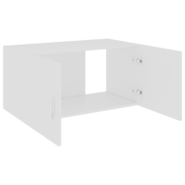 Väggskåp vit 80x39x40 cm konstruerat trä
