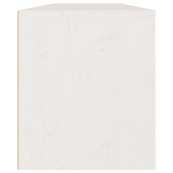 Väggskåp 2 st vit 60x30x35 cm massiv furu