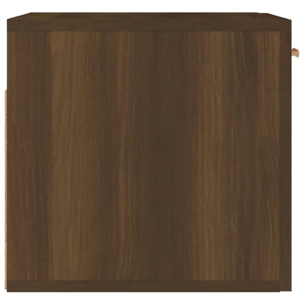 Väggskåp brun ek 80x35x36,5 cm konstruerat trä