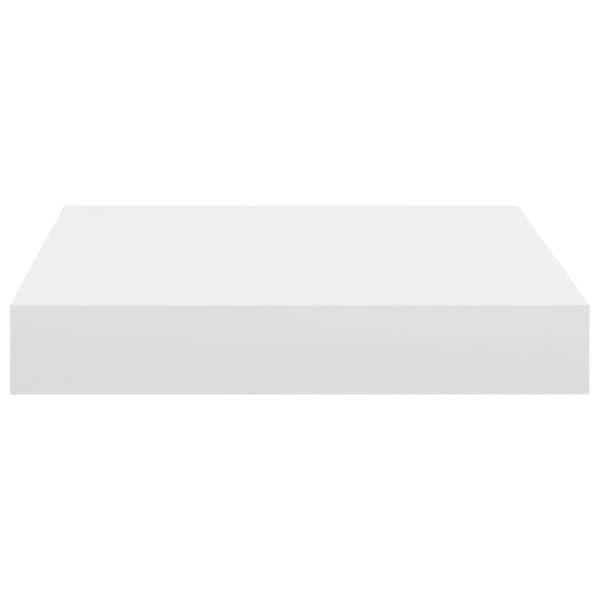 Svävande vägghyllor 4 st vit 23x23,5x3,8 cm MDF