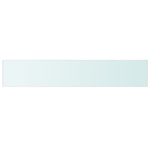 Hyllplan glas genomskinlig 110x20 cm