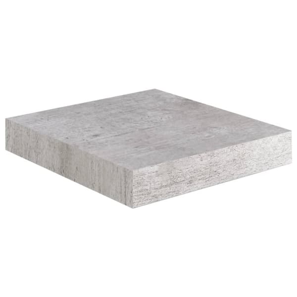 væghylder 2 stk. 23x23,5x3,8 cm MDF betongrå
