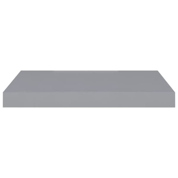 Kelluva seinähylly harmaa 50x23x3,8 cm MDF