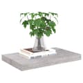 Miniatyrbillede 3 af 7: væghylde 50x23x3,8 cm MDF betongrå