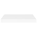 Miniatyrbillede 5 af 8: svævehylder 4 stk. 50x23x3,8 cm MDF hvid