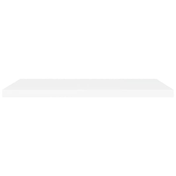 Kelluvat seinähyllyt 4 kpl valkoinen 90x23,5x3,8 cm MDF
