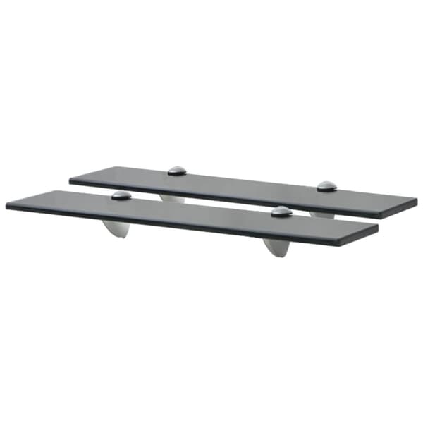svævehylde 2 stk. 50 x 10 cm 8 mm glas