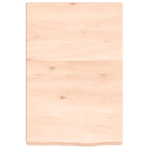 Seinähylly 40x60x(2-6) cm käsittelemätön täysi tammi