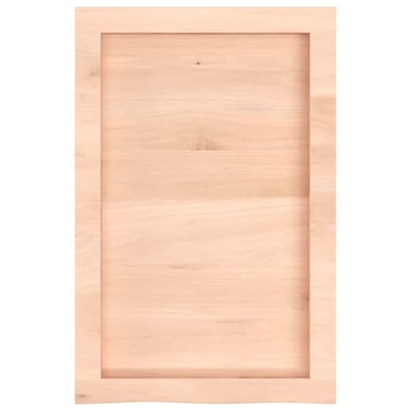 Seinähylly 40x60x(2-6) cm käsittelemätön täysi tammi
