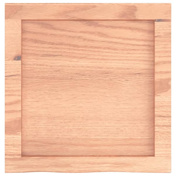Seinähylly vaaleanruskea 40x40x(2-4) cm käsitelty täystammi