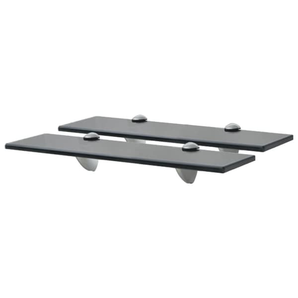 svævehylder 2 stk. 40 x 20 cm 8 mm glas