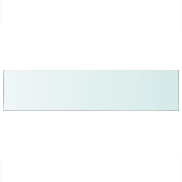 hylder 2 stk. glaspanel 110 x 25 cm klar
