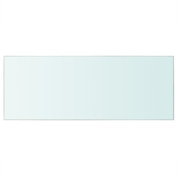 Hyllyt 2 kpl kirkas lasi 60x25 cm