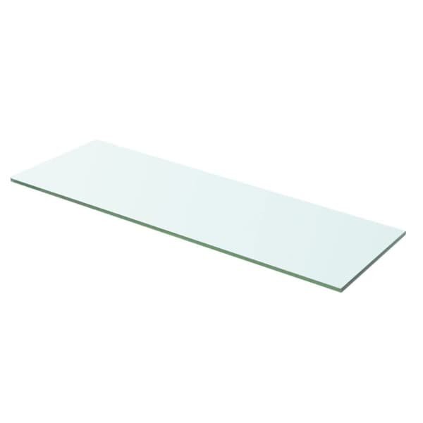 Hyllplan i glas 60x15 cm genomskinlig