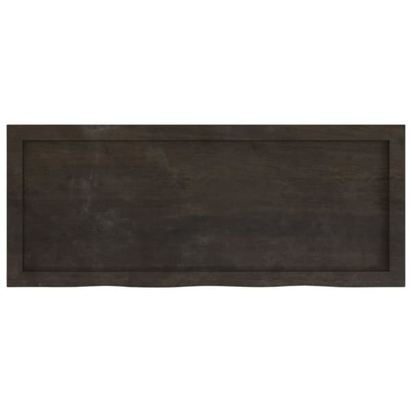Seinähylly tummanruskea 100x40x(2-4) cm käsitelty täystammi