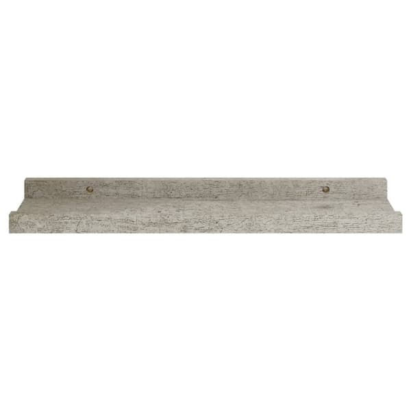 væghylder 2 stk. 40x9x3 cm betongrå