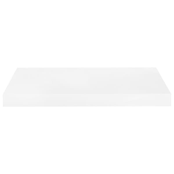 væghylder 4 stk. 50x23x3,8 cm MDF hvid højglans