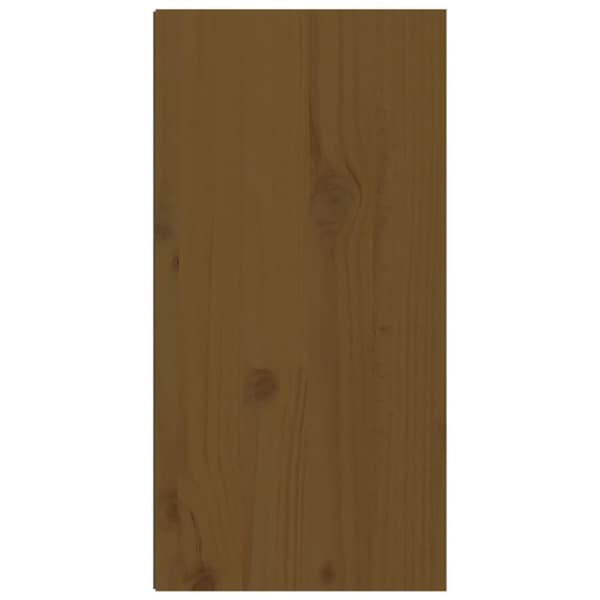 sengeborde 2 stk. 30x30x60 cm massivt fyrretræ gyldenbrun