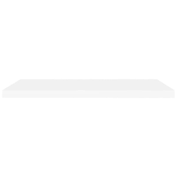 Svävande vägghylla vit 90x23,5x3,8 cm MDF