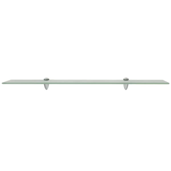 svævehylde 2 stk. 80 x 10 cm 8 mm glas