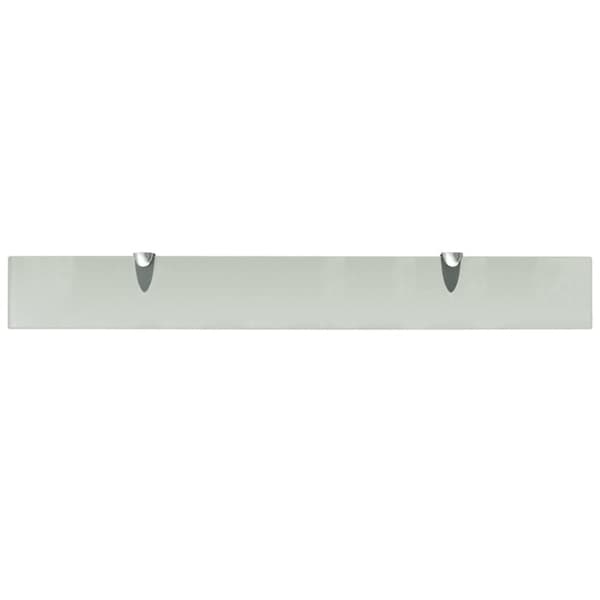 svævehylde 2 stk. 80 x 10 cm 8 mm glas