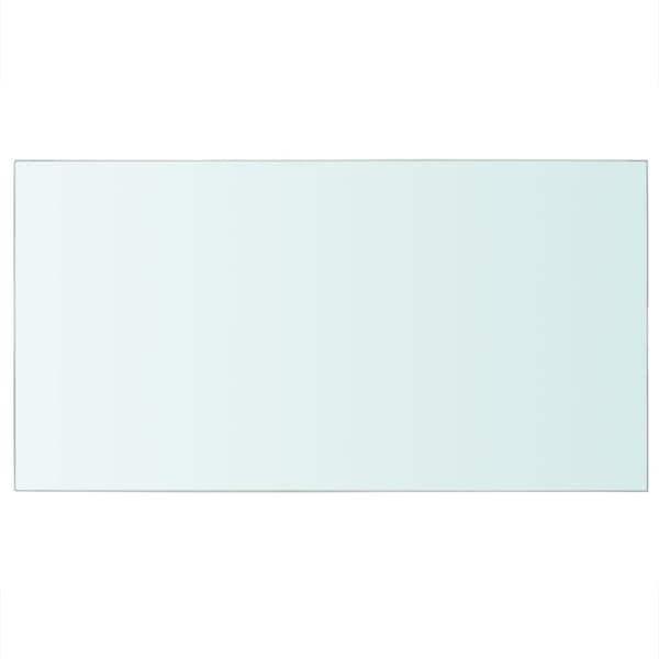 hylder 2 stk. glaspanel 40 x 25 cm klar