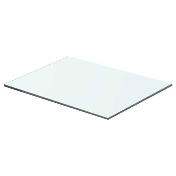 hylder 2 stk. glaspanel 40 x 25 cm klar