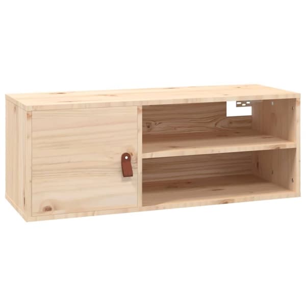 Väggskåp 2 st 80x30x30 cm massiv furu
