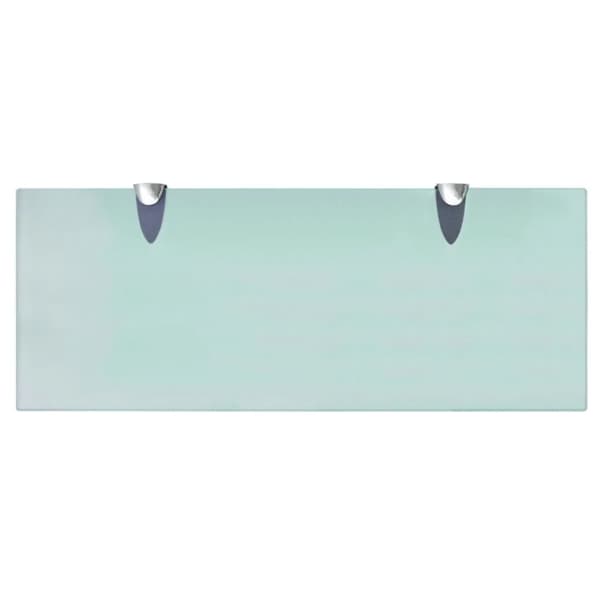 svævehylde 2 stk. 50 x 20 cm 8 mm glas