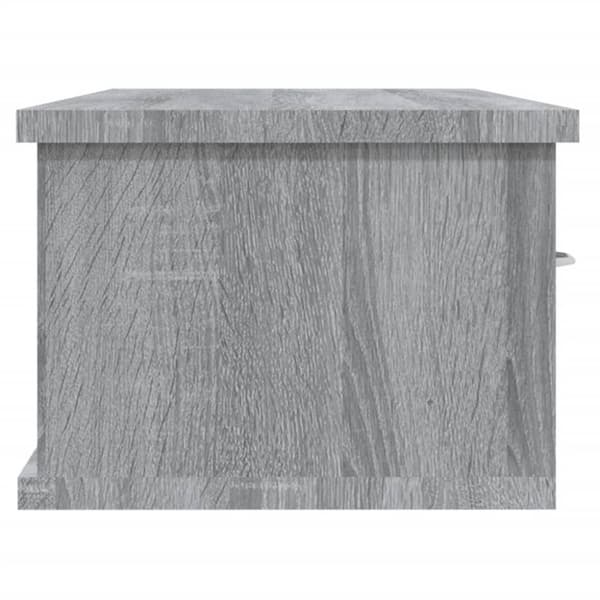 vægskab 88x26x18,5 cm konstrueret træ grå sonoma-eg