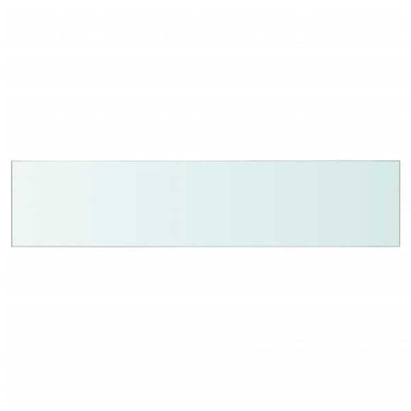 hylde glaspanel klar 60x12 cm