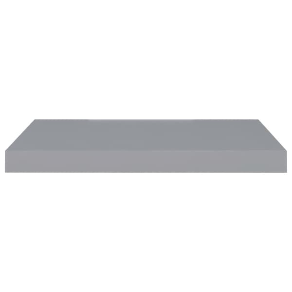 Kelluva seinähylly harmaa 60x23,5x3,8 cm MDF