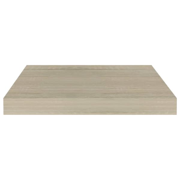 væghylder 4 stk. 40x23x3,8 cm MDF egetræsfarve