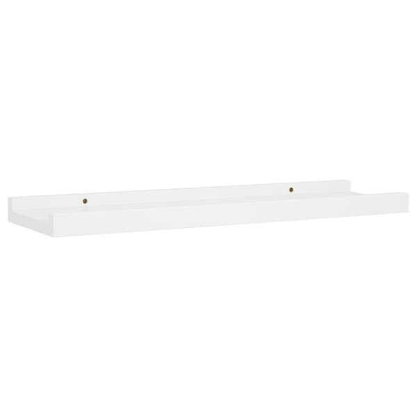 gallerihylder 2 stk. 40x9x3 cm MDF hvid