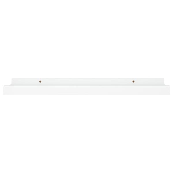 gallerihylder 2 stk. 40x9x3 cm MDF hvid