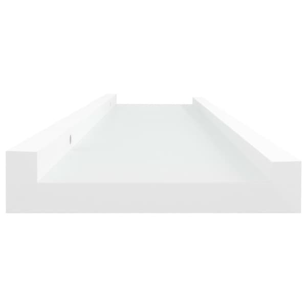 gallerihylder 2 stk. 40x9x3 cm MDF hvid