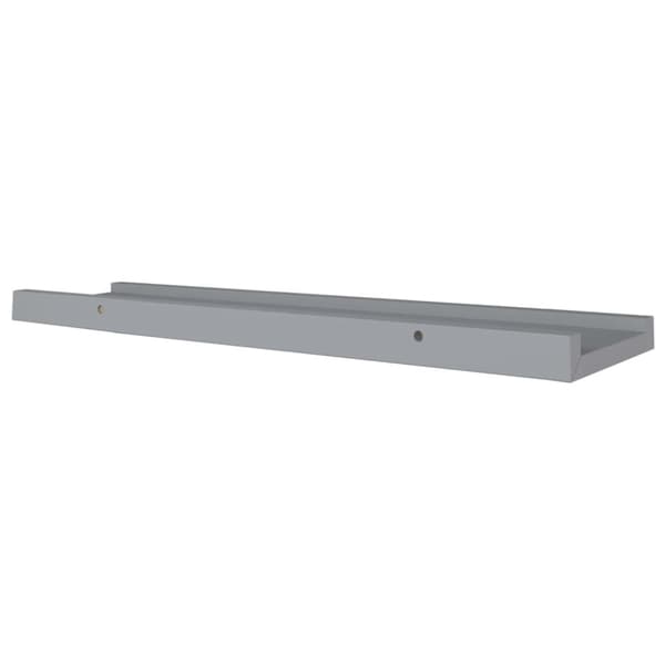 Tauluhyllyt 2 kpl harmaa 60x9x3 cm MDF