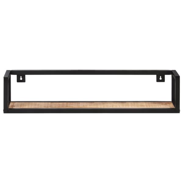 væghylder 2 stk. 80 cm ru mangotræ
