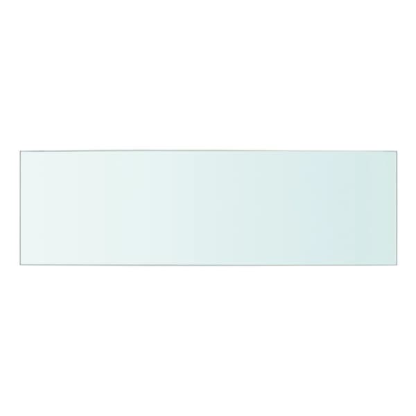 hylder 2 stk. glaspanel 50 x 15 cm klar