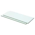 Miniatyrbillede 1 af 3: hylder 2 stk. glaspanel 50 x 15 cm klar