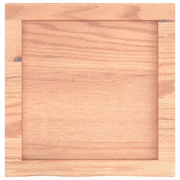 Seinähylly vaaleanruskea 40x40x(2-6) cm käsitelty täystammi