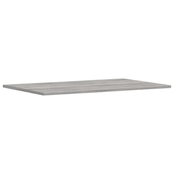 vidaXL Vägghyllor 4 st grå sonoma 80x50x1,5 cm konstruerat trä